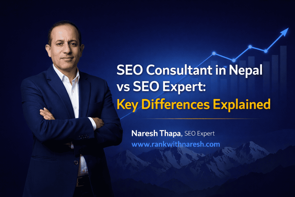 seo consultant vs seo expert nepal